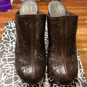 DVF-Diane Von Furstenberg Ode Womens Clog size 7.5